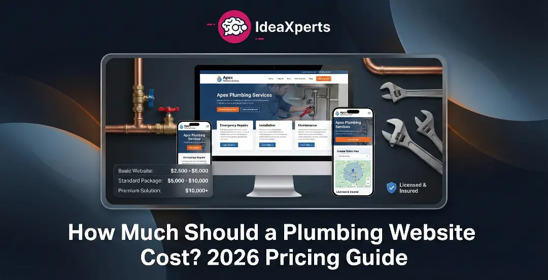 how much does a plumbing website cost